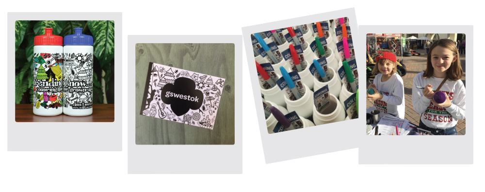 Coloring Book Design Polaroids