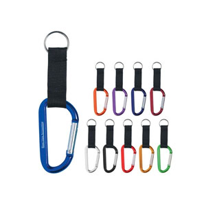 CARABINER WITH STRAP