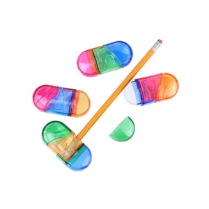 COMBINATION ERASER PENCIL SHARPENER